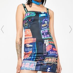 Dollskill Midnight City Bodycon Dress